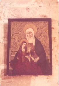 foto del cuadro Santa Ana, la Virgen y el NIño